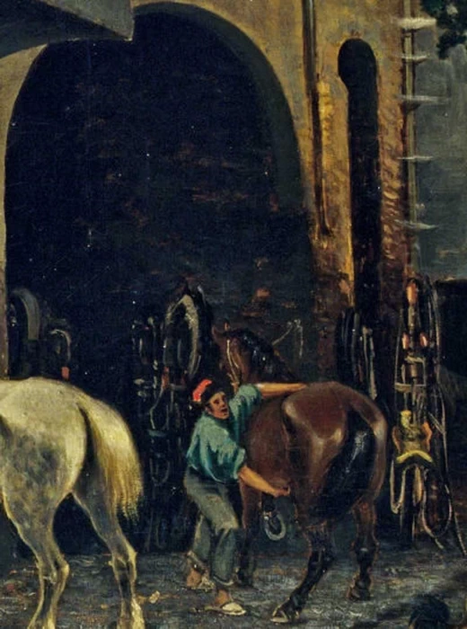 Interno dello Stallo della Fontana - Fondazione CariIParma, dettaglio
